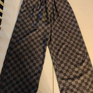 Albion fit Audrey wide leg pant slate checker